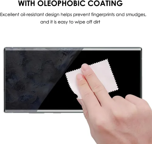 Miniatura 7 de Protector de pantalla para Galaxy Note 20 Ultra, vidrio templado UV [paquete de 3], cobertura completa de borde a borde, reparación de arañazos