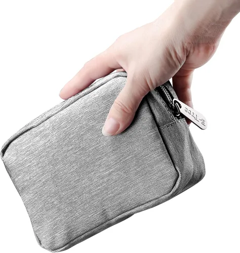Miniatura 14 de E-Tree Bonita bolsa pequeña, bolsa de cosméticos de maquillaje, bolsa de maquillaje para bolso, bolsa de aseo con cremallera, organizador Colorido