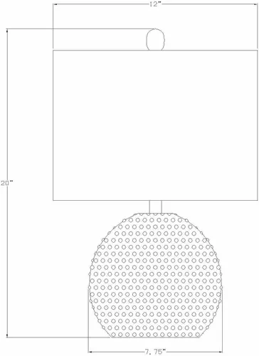Miniatura 8 de BoutiqueRugs Manaloal - Lámpara de mesita de noche de cerámica con puntos boho para mesita de noche de dormitorio, iluminación lateral lateral