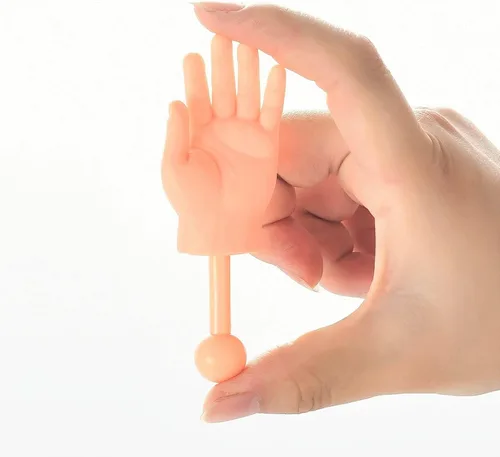 Miniatura 3 de DR DINGUS Manos de dedo (4 manos y pies) – Manos pequeñas de goma premium – Diseño divertido y realista – Ideal para espectáculos de marionetas