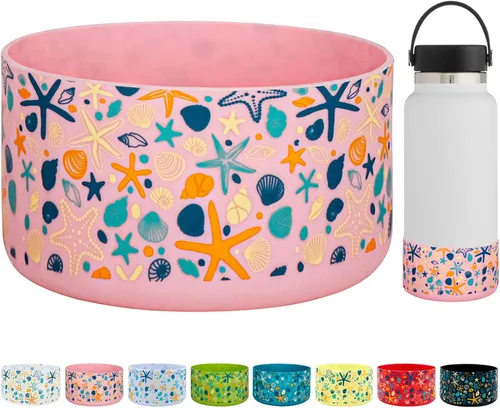Miniatura 14 de HEYSKAY Funda protectora de silicona para botella de agua Hydro Flask y compatible con Stanley Tumbler, Yeti, Simple Modern, accesorios para Mezcla