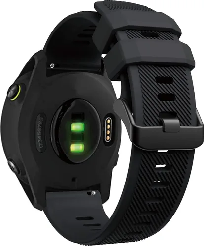 Miniatura 2 de Senter Correa de repuesto deportiva de silicona suave de 0.866 in compatible con Garmin Forerunner 745, Amazfit GTR 3, Realme Watch 2, Xiaomi Haylou