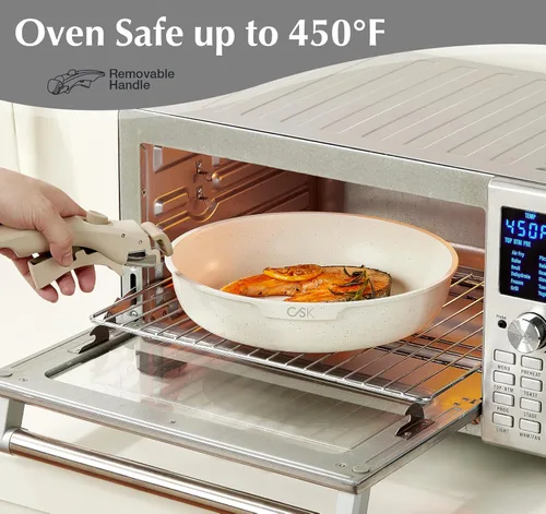 Miniatura 4 de KOCH SYSTEME CS Juego de 17 ollas y sartenes, juego de utensilios de cocina antiadherentes, mango desmontable, juegos de utensilios de cocina