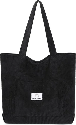 Makukke Corduroy Totes Bag Women - Shoulder Hobo Bag Handbags Crossbody Bag Big Capacity Shopping Purses