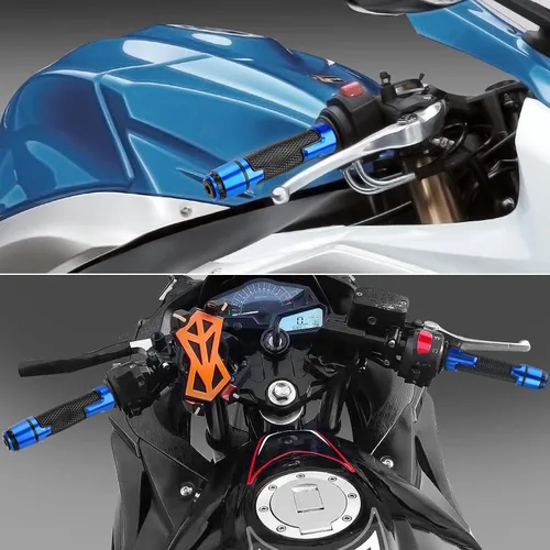 Miniatura 6 de Empuñaduras de motocicleta 7/8 "0.866 in Universal antideslizante manillar Grips para Honda CBR 600RR F4 F4I CBR 1000RR 954RR 929RR 900RR