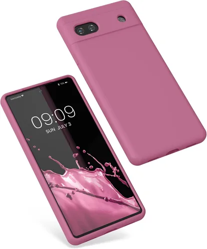 Miniatura 790 de kwmobile Funda Compatible con Google Pixel 6 Pro - Funda de teléfono de silicona TPU con acabado suave - Azul Arrecife