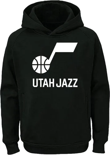 Miniatura 5 de Outerstuff NBA Kids Youth 8-20 Team Color Alternate Polyester Performance Primary Logo Sudadera Sudadera Sudadera con capucha Phoenix Suns Púrpura