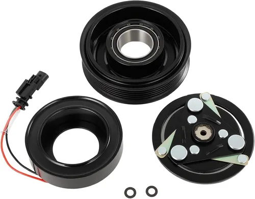 Miniatura 24 de cciyu Embrague del compresor de aire acondicionado 1993-1997 para Ford E-350 Econoline 7.3L 1993-1997 para Ford E-350 Econoline Club Wagon 7.3L