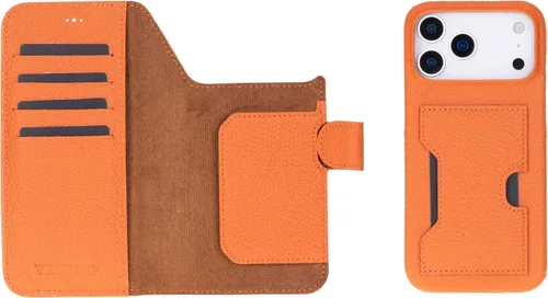 Miniatura 43 de Venito Florence - Funda de piel compatible con Samsung Galaxy S9, extra segura con bloqueo RFID, cartera desmontable para teléfono (gris decolorado)