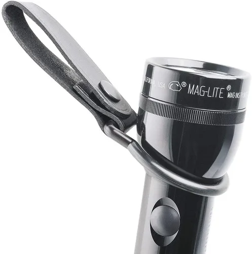 Miniatura 4 de Soporte de correa de piel Maglite liso negro para linterna D-Cell