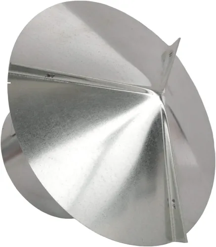 Miniatura 2 de Tapa de chimenea con cono galvanizado y rejilla RDP de 4 pulgadas