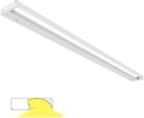 Miniatura 11 de Iluminación para debajo del gabinete de 24 pulgadas, luces LED enchufables y cableadas para debajo del gabinete con 3 temperaturas de color 3000