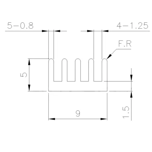 Miniatura 7 de Disipador de calor de aluminio negro con cinta adhesiva conductora térmica, enfriador de disipador de calor de 9 × 9 × 0.197 in para enfriar