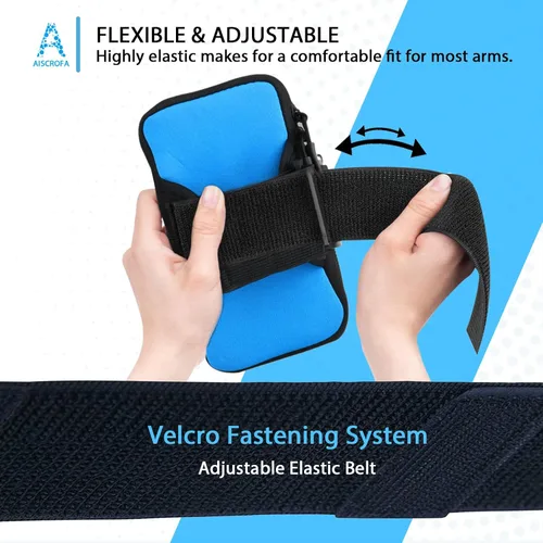 Miniatura 5 de Brazalete para correr, bolso pequeño para teléfono celular, bolsa cruzada para mujeres, hombres y niños, bolsa para iPhone 15/14/13