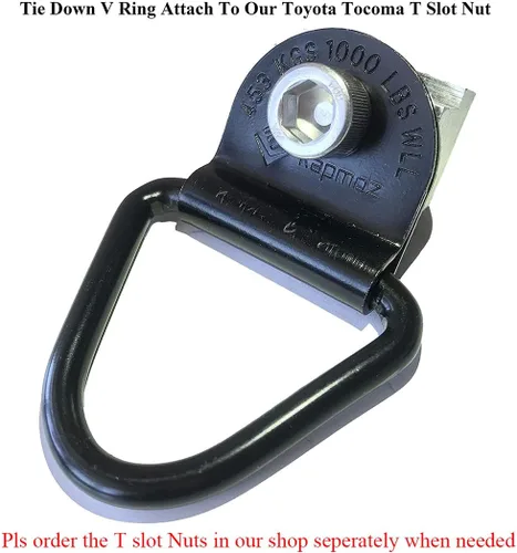 Miniatura 7 de Anclajes de amarre para caja de camión resistente, anillos de enganche para remolques, perno de carga en anillo en V, accesorios de riel