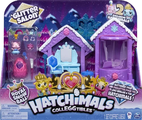 Miniatura 2 de Hatchimals CollEGGtibles, juego de salón con purpurina con 2 exclusivos, para niños de 5 años en adelante