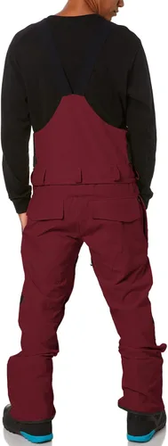 Miniatura 4 de Newffr Overol con peto de nieve para hombre, resistente al agua, aislado, impermeable, para esquí, snowboard