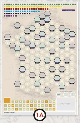 Miniatura 3 de Rio Grande Games Expansión Franco-German Rails: Estrategia de juego de mesa ferroviario para jugadores experimentados, 3-5 jugadores, juego de 60