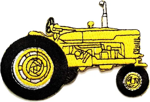 Miniatura 7 de Nipitshop - Parches rojos para automóvil, sin techo, tractor, tractor de granja, dibujos animados, para niños, parche bordado de hierro para coser