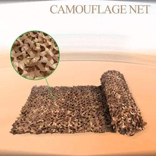 Miniatura 2 de Red de camuflaje del desierto de una sola capa,Cubierta de caza militar ligera y duradera protección solar Red de decoración de sombreado,Fotografía