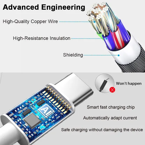 Miniatura 3 de Cable de carga 3 en 1, cable de carga LED múltiple, cable de carga iluminado, cable USB 3A, compatible con la mayoría de teléfonos inteligentes