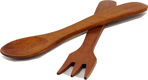 Miniatura 8 de Woodard & Charles - Cuenco grande de madera para ensaladas, frutas, palomitas de maíz, pasta, 10 pulgadas de diámetro x 4.5 pulgadas de alto