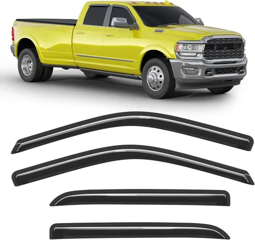 Miniatura 28 de Extra-Thick Window Rain Guard for 2004-2014 Ford F150 Extended Cab/SuperCab Rain Guards Tape-on Side Truck Window Visors Low Profile Vent Visor