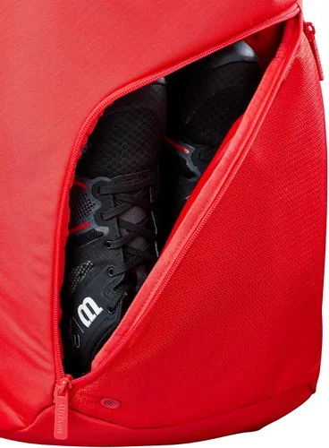 Miniatura 4 de WILSON Tour Padel Mochila - Capacidad para 1 pala de pádel, rojo/blanco