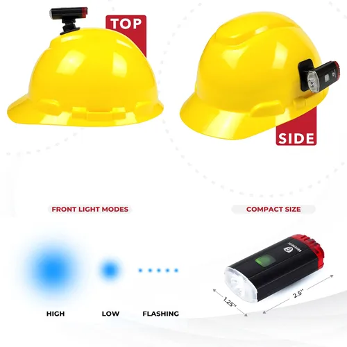 Miniatura 4 de Luz Recargable para Casco Duro - Luz para Casco de Soldadura, Linterna para Casco de Bomberos Casco de Fuego y Capucha de Soldadura con Accesorios