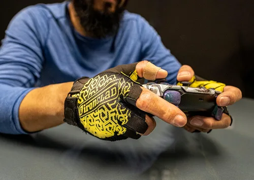Miniatura 3 de Ironclad Guantes de juego, cobertura de medio dedo, ajuste de precisión, agarre de silicona de rendimiento, construcción que absorbe la humedad, 1