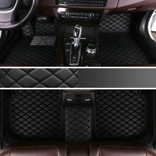 Miniatura 15 de Alfombrillas para todo tipo de clima para Dodge Charger RWD SRT/Chrysler 300 RWD 2006-2023 ajuste personalizado forro de piso de automóvil 2 filas