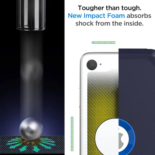 Miniatura 3 de AICase Funda para iPhone SE Case de 3ª y 2ª Generación, para iPhone SE 2022/2020 Protector de Pantalla Integrado Resistente Protección Antigolpes