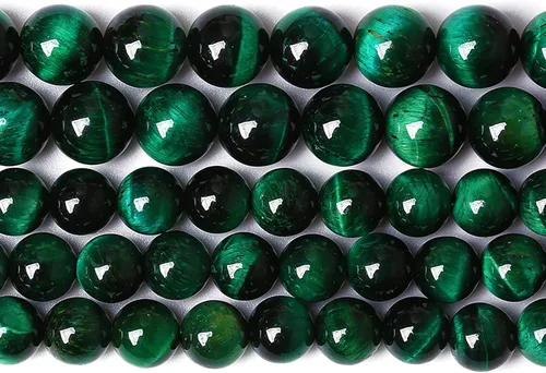 Miniatura 10 de 100 cuentas redondas sueltas de hematita negra de grado AAA para hacer joyas y pulseras