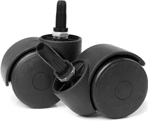 Miniatura 4 de MAGICLULU Tapón de rueda para silla, 25 unidades, tapas protectoras universales de plástico para sillas rodantes para muebles de oficina, protección