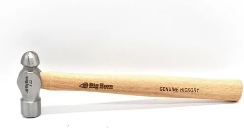 Miniatura 4 de Big Horn 15128 Martillo de bola de 8 onzas con mango de nogal