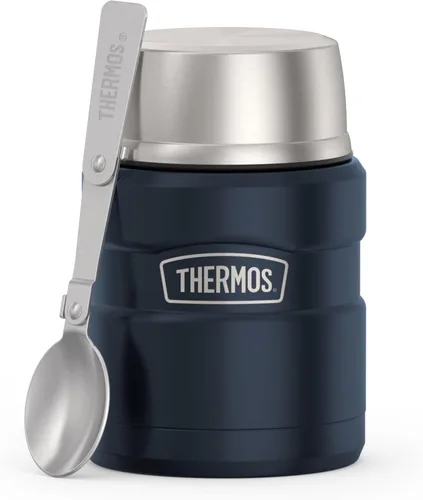 Miniatura 15 de THERMOS Stainless King Vacuum-Insulated Food Jar with Spoon, 16 Ounce, Matte Army Green