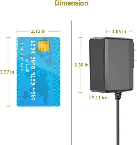 Miniatura 4 de Adaptador de 5 V CA/CC compatible con Yealink T29G T32G T33G T38G MP56 T48U T46U T48G T57W SIP-T54W Teléfono IP YLPS052000B1-US YLPS052000B-US