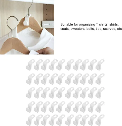 Miniatura 7 de Pilipane Ganchos de conector para colgar ropa, clips extensores de percha, mini ganchos en cascada para colgar ganchos de conexión en cascada