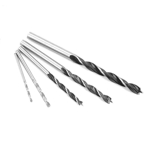 Miniatura 9 de Juego de brocas manuales 7 en 1 con llave de portabrocas y 5 brocas giratorias para madera, joyas, trabajo manual delicado, montaje electrónico