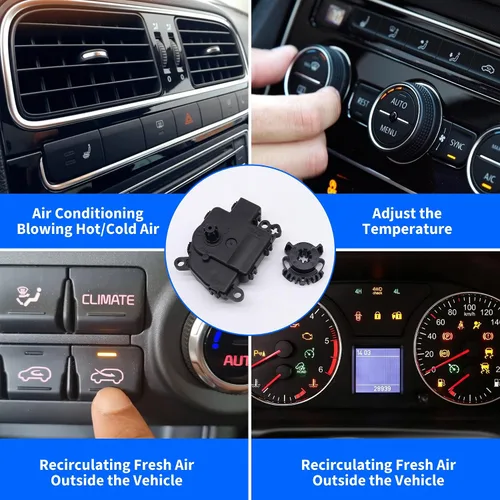 Miniatura 9 de Actuador de puerta de mezcla de calentador HVAC con engranaje 68224186AA 604-057 compatible con Jeep Grand Cherokee 2014-2021 Grand Cherokee WK 2022
