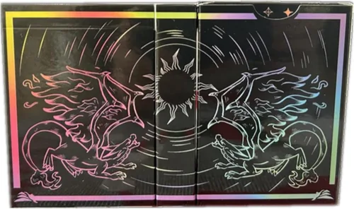 Miniatura 2 de Dragon Roar - Juego de cartas de póquer con fluorescencia, baraja de cartas novedosas para mazos de cartas, juegos de fiesta (1 unidad, blanco)