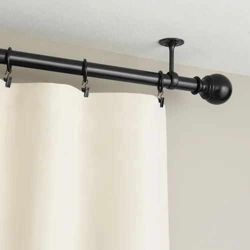 Miniatura 5 de Amazon Basics Juego de soportes para montaje en techo, paquete de 4, negro