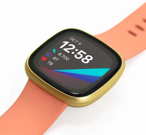 Miniatura 4 de ArmorSuit MilitaryShield Protector de pantalla diseñado para Fibit Versa 3 / Fitbit Sense (2020) Cobertura máxima anti-burbujas HD película