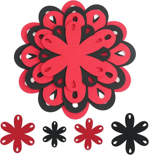 Miniatura 9 de 20 protectores de fieltro para ollas y sartenes más grandes y gruesos, almohadillas separadoras de ollas coloridas de 9/12/14/16 pulgadas para Azul