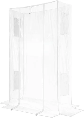 Miniatura 14 de Barrina Mini invernadero portátil con luces LED de cultivo para plantas de interior, luz de planta de alto rendimiento de 40 W, pequeño invernadero