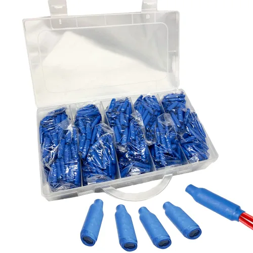 Conectores B azules rellenos de silicona con alambre B húmedo de gel de alarma para teléfono, empalmes tipo frijol para bajo voltaje (1000 unidades)