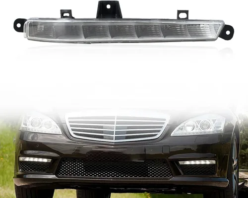 Miniatura 7 de Parachoques delantero luz diurna para Mercedes Benz W221 S63 AMG 2007-2013 2218201356 izquierda