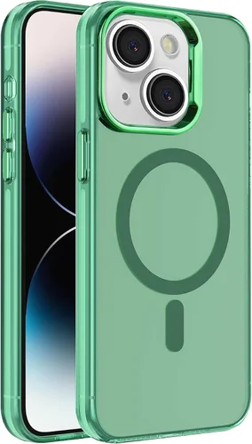 Miniatura 28 de S. Tedazo Funda magnética para iPhone 7/8 Plus (5.5 pulgadas) compatible con MagSafe, [no amarillenta] delgada, a prueba de golpes, funda para Negro