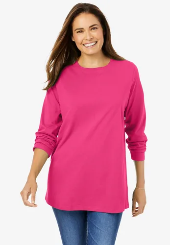 Miniatura 6 de Woman Within Camiseta perfecta de manga larga con cuello redondo para mujer