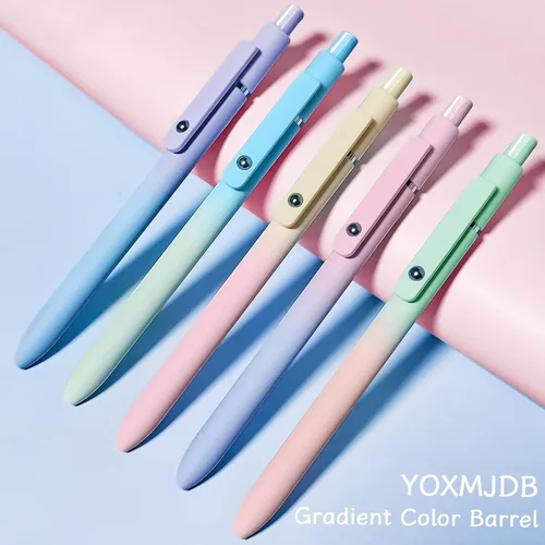 Miniatura 2 de YOXMJDB Bolígrafos de gel, 10 piezas de bolígrafos de escritura suave de punta media, bolígrafos lindos para mujeres, serie de alta gama bolígrafos